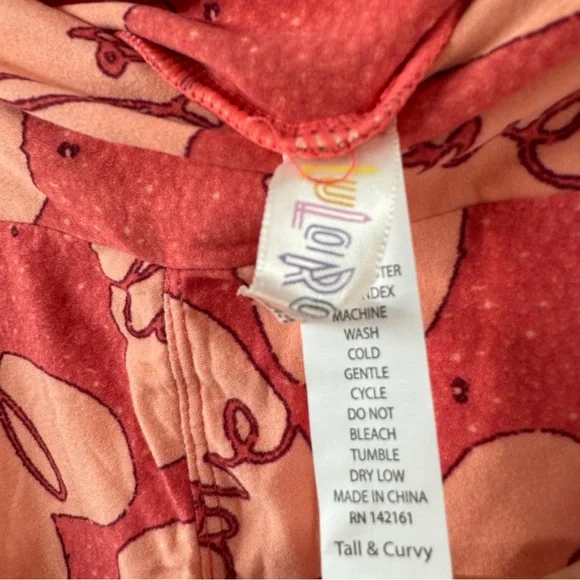 LuLaRoe Tall & Curvy Leggings – Buttery Soft Stretchy Print Leggings - Picture 5 of 5